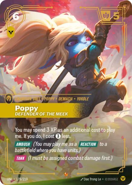 Poppy - Defender of the Meek 178/219 (Unleashed)  - Foil | Chromatic Games