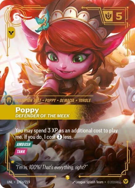 Poppy - Defender of the Meek 178a/219 (Unleashed)  - Foil | Chromatic Games