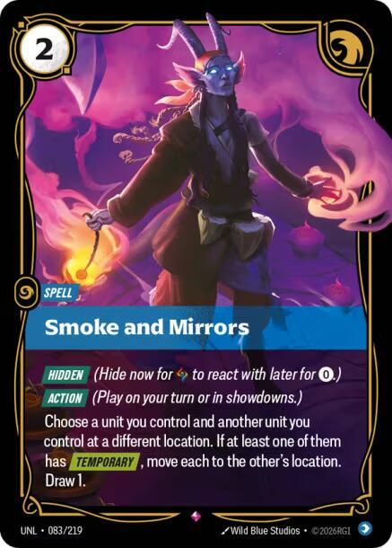 Smoke and Mirrors 083/219 (Unleashed)  - Foil | Chromatic Games