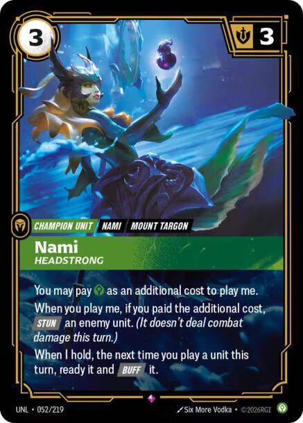 Nami - Headstrong 052/219 (Unleashed)  - Foil | Chromatic Games
