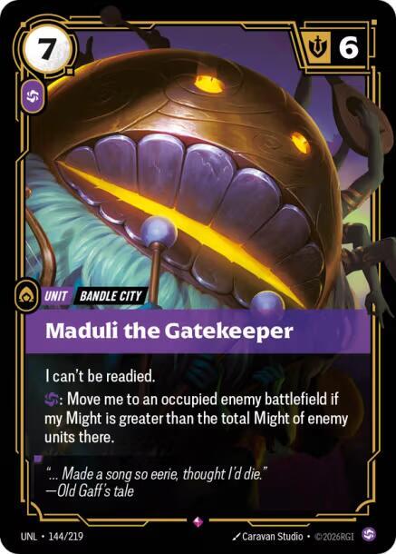 Maduli the Gatekeeper 144/219 (Unleashed)  - Foil | Chromatic Games