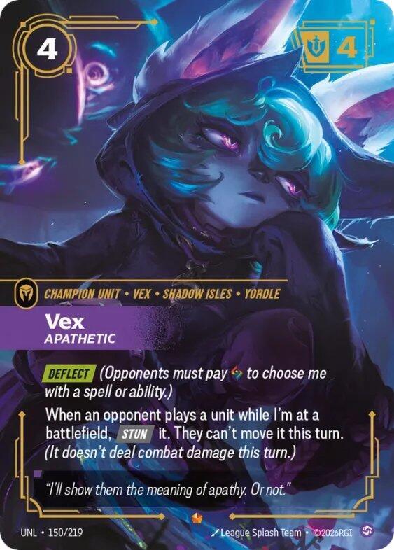 Vex - Apathetic 150/219 (Unleashed)  - Foil | Chromatic Games