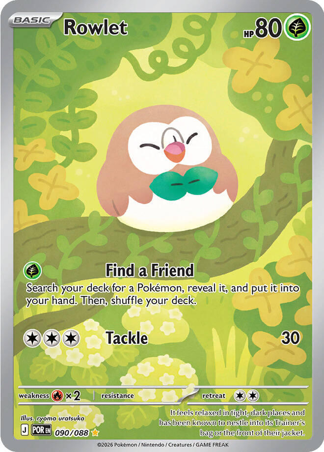 Rowlet 090/088 (ME03: Perfect Order)  - Holofoil | Chromatic Games