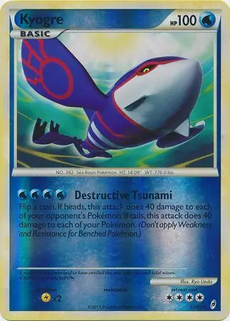 Kyogre 12/95 (Call of Legends)  - Reverse Holofoil | Chromatic Games