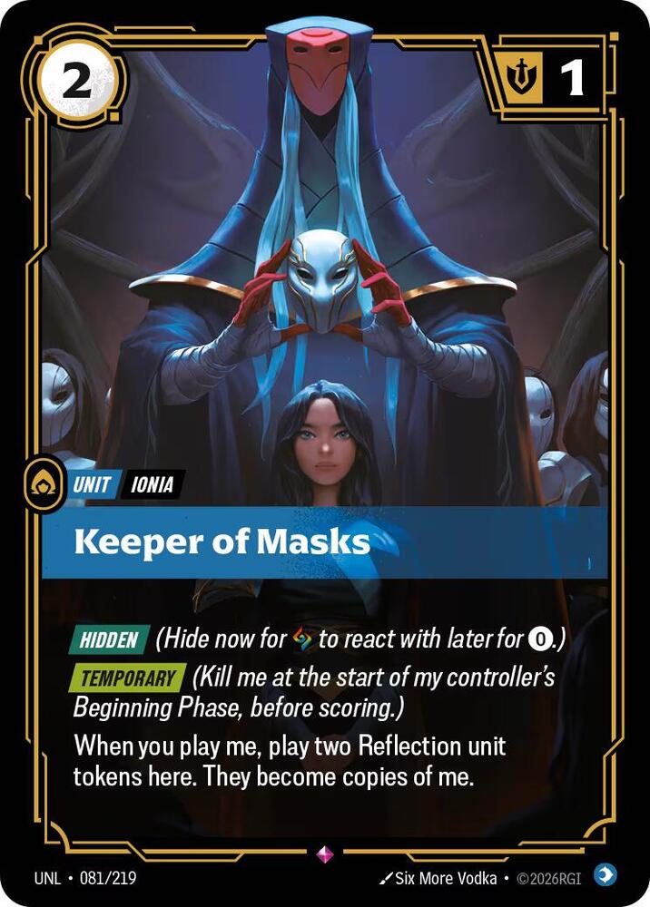Keeper of Masks 081/219 (Unleashed)  - Foil | Chromatic Games