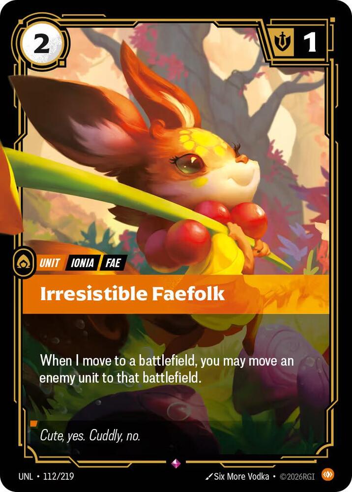 Irresistible Faefolk 112/219 (Unleashed)  - Foil | Chromatic Games