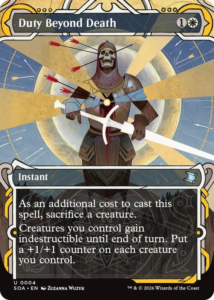 Duty Beyond Death 4 (Secrets of Strixhaven: Mystical Archive)  - Foil | Chromatic Games