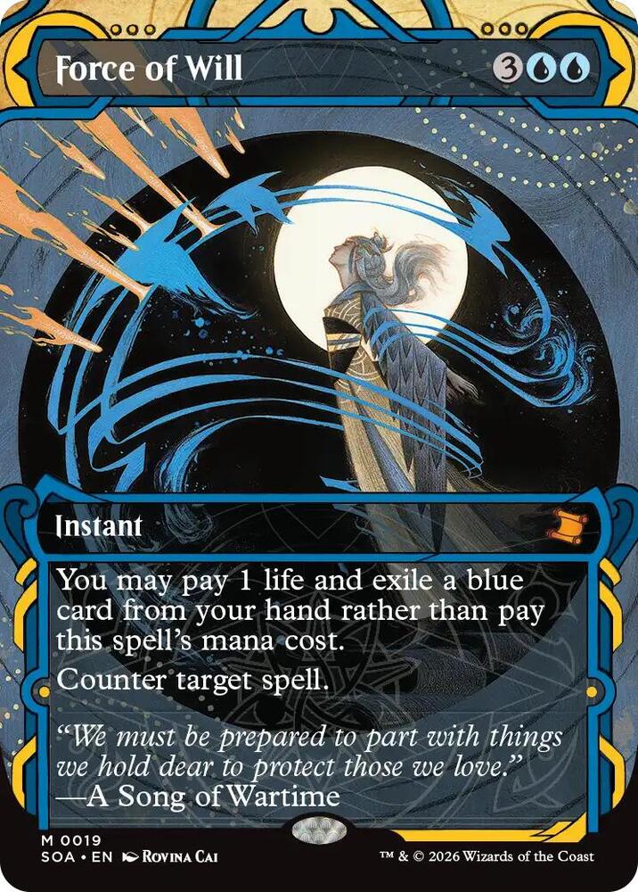 Force of Will 19 (Secrets of Strixhaven: Mystical Archive)  - Foil | Chromatic Games
