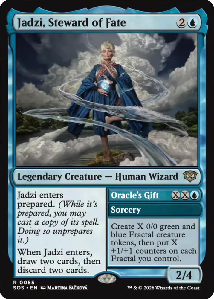 Jadzi, Steward of Fate // Oracle's Gift 55 (Secrets of Strixhaven)  | Chromatic Games