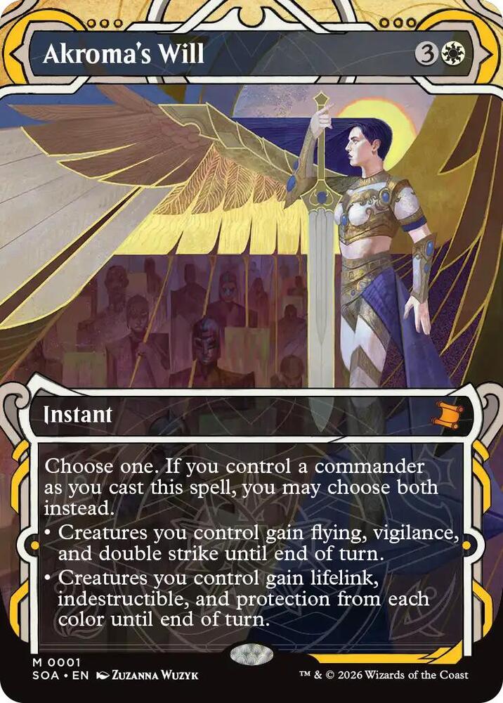 Akroma's Will 1 (Secrets of Strixhaven: Mystical Archive)  | Chromatic Games