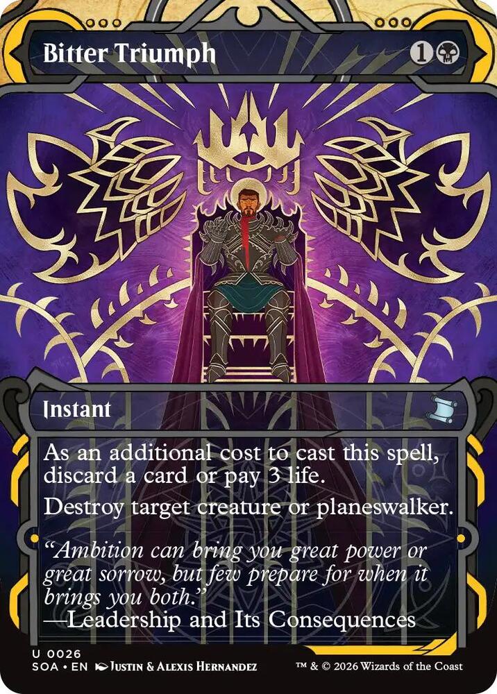 Bitter Triumph 26 (Secrets of Strixhaven: Mystical Archive)  | Chromatic Games