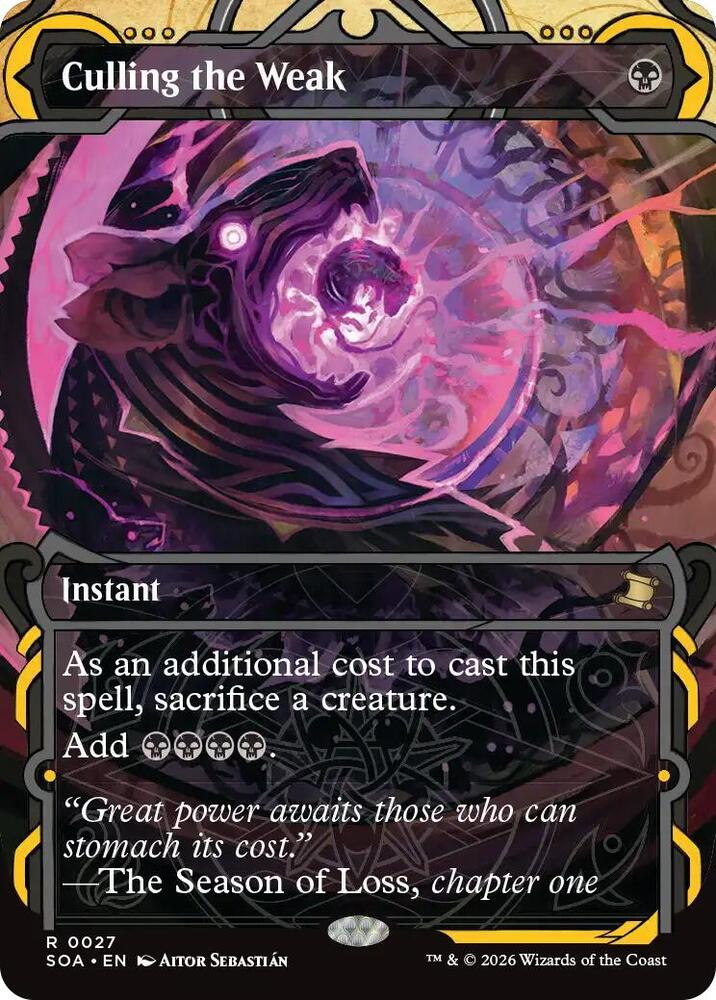 Culling the Weak 27 (Secrets of Strixhaven: Mystical Archive)  - Foil | Chromatic Games