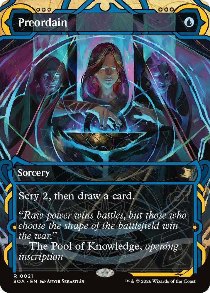 Preordain 21 (Secrets of Strixhaven: Mystical Archive)  - Foil | Chromatic Games