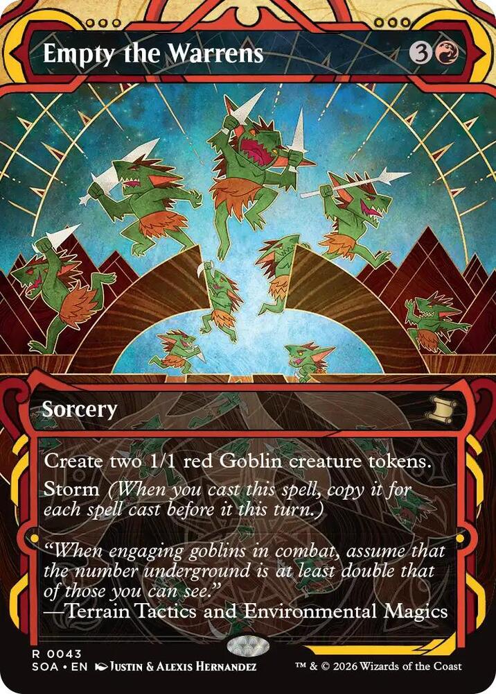 Empty the Warrens 43 (Secrets of Strixhaven: Mystical Archive)  - Foil | Chromatic Games