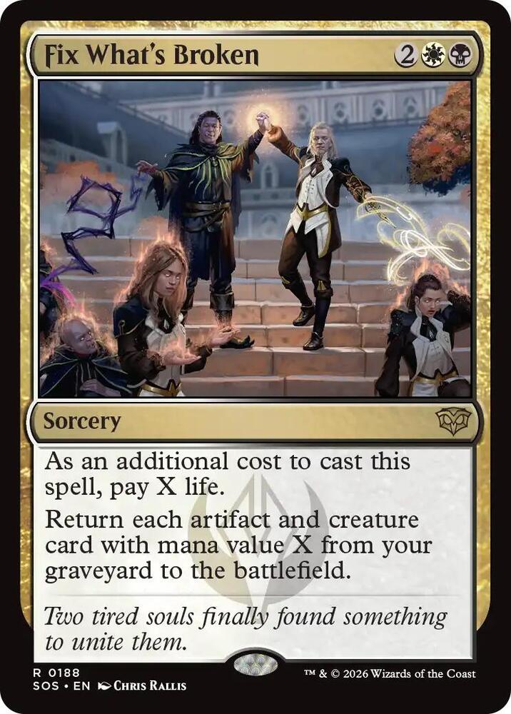 Fix What's Broken 188 (Secrets of Strixhaven)  - Foil | Chromatic Games