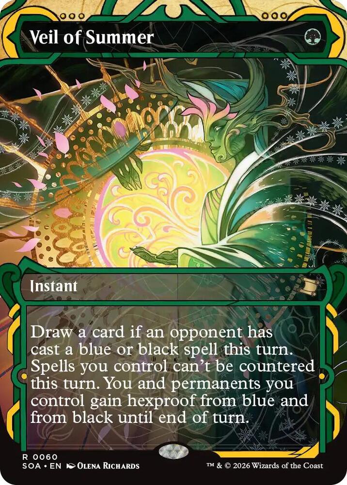 Veil of Summer 60 (Secrets of Strixhaven: Mystical Archive)  - Foil | Chromatic Games