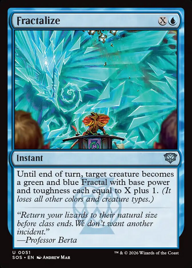 Fractalize 51 (Secrets of Strixhaven)  - Foil | Chromatic Games