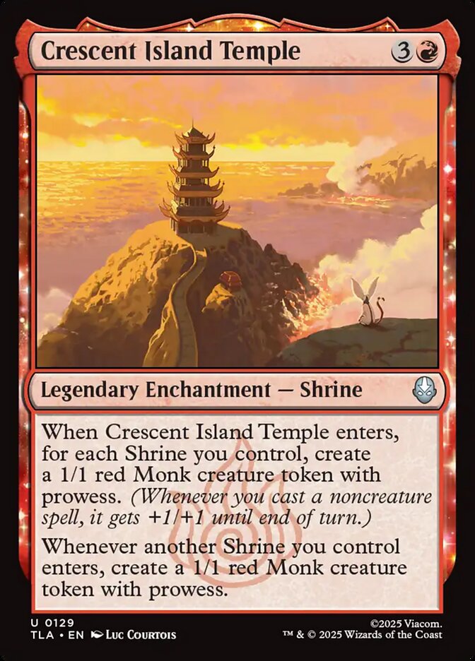 Crescent Island Temple 129 (Avatar: The Last Airbender)  | Chromatic Games