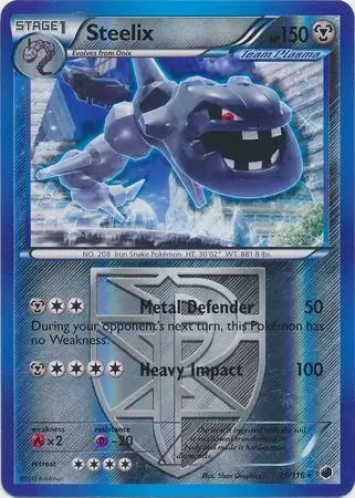 Steelix Team Plasma 79/116 (Plasma Freeze)  - Reverse Holofoil | Chromatic Games