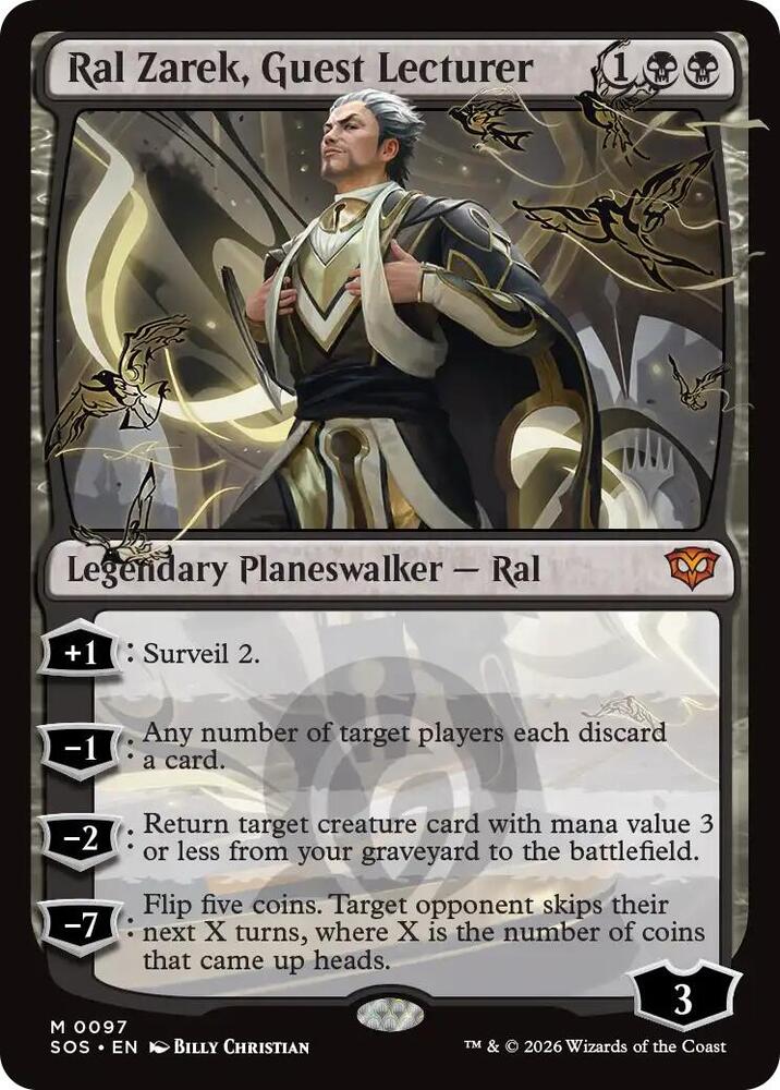 Ral Zarek Guest Lecturer 97 (Promo Pack: Secrets of Strixhaven)  | Chromatic Games