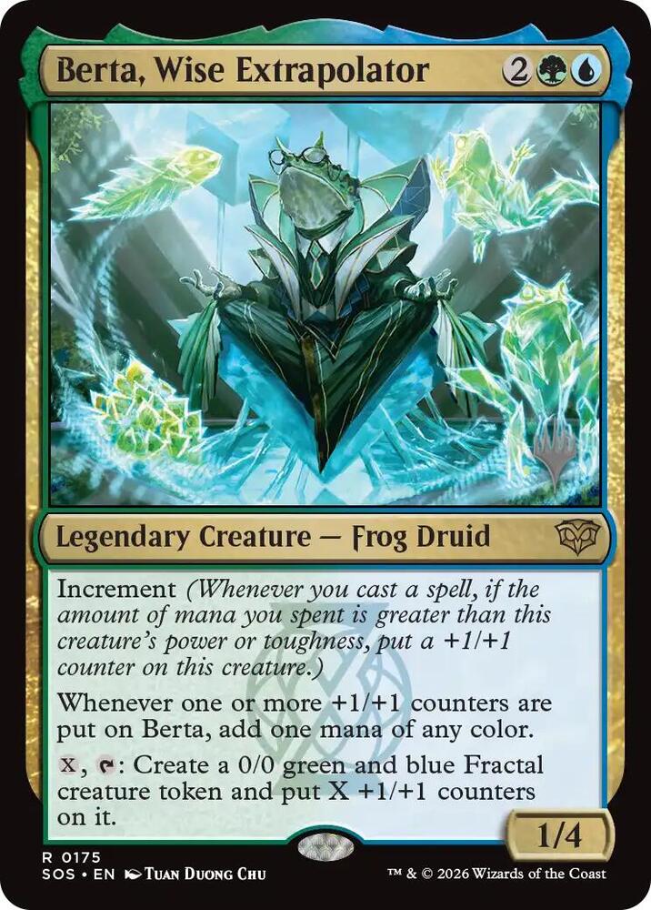 Berta, Wise Extrapolator 175 (Promo Pack: Secrets of Strixhaven)  - Foil | Chromatic Games