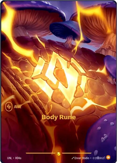 Body Rune R04a (Unleashed)  - Foil | Chromatic Games