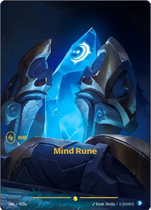 Mind Rune R03a (Unleashed)  - Foil | Chromatic Games