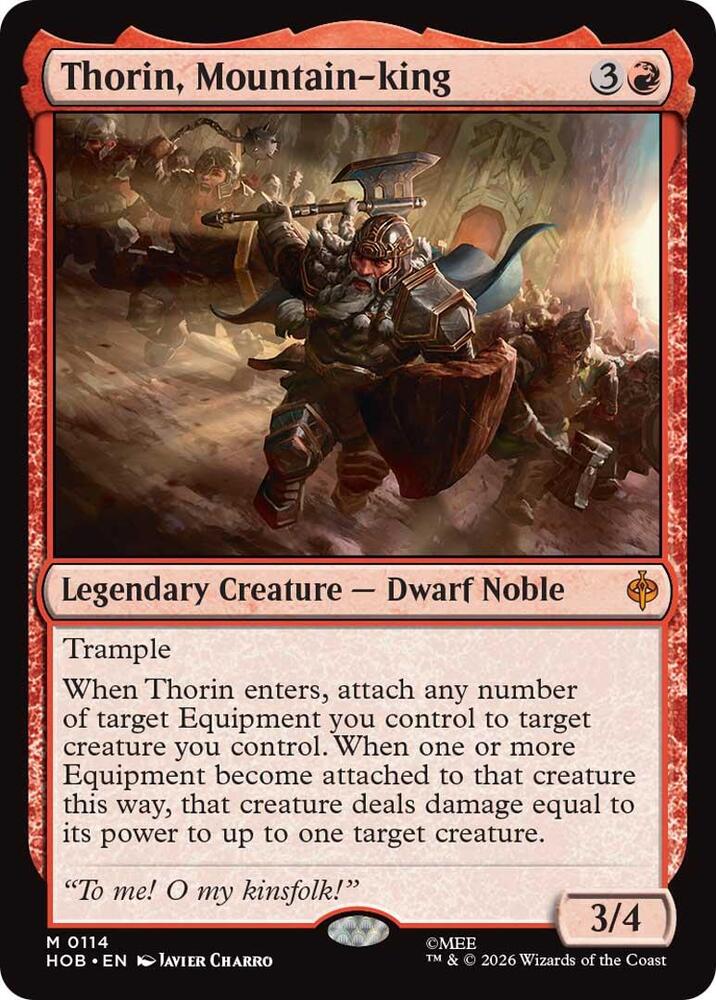 Thorin, Mountain-king 114 (The Hobbit)  | Chromatic Games