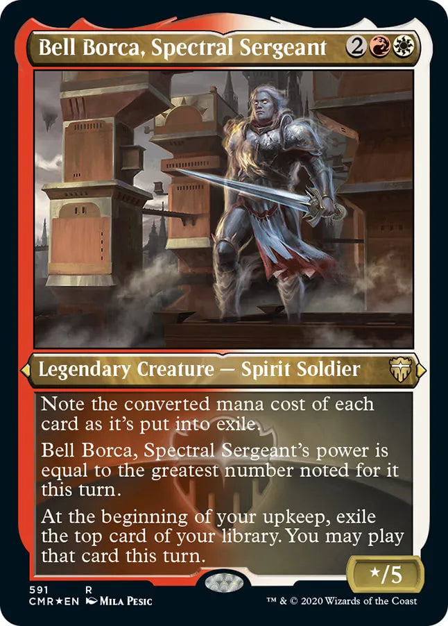 Bell Borca, Spectral Sergeant 591 (Commander Legends)  - Etched Foil | Chromatic Games