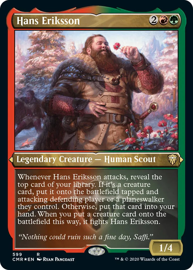 Hans Eriksson 599 (Commander Legends)  - Etched Foil | Chromatic Games