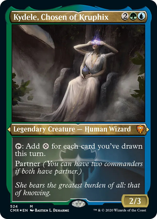 Kydele, Chosen of Kruphix 524 (Commander Legends)  - Etched Foil | Chromatic Games