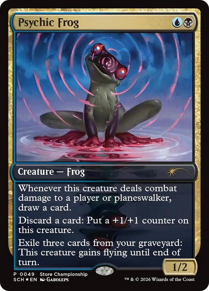 Psychic Frog 49 (Game Day & Store Championship Promos)  - Foil | Chromatic Games