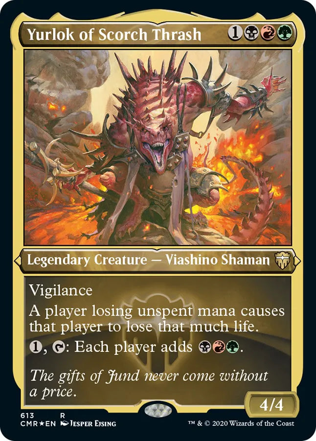 Yurlok of Scorch Thrash 613 (Commander Legends)  - Etched Foil | Chromatic Games