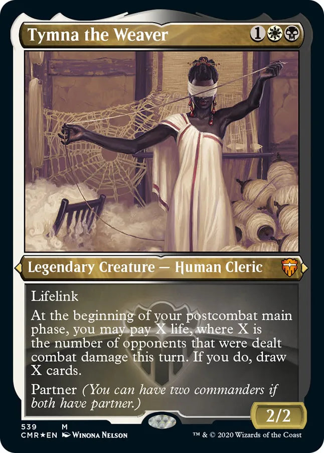 Tymna the Weaver 539 (Commander Legends)  - Etched Foil | Chromatic Games