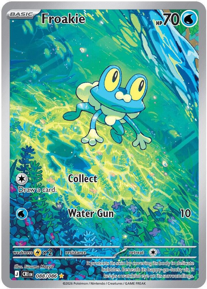 Froakie 088/086 (ME04: Chaos Rising)  - Holofoil | Chromatic Games