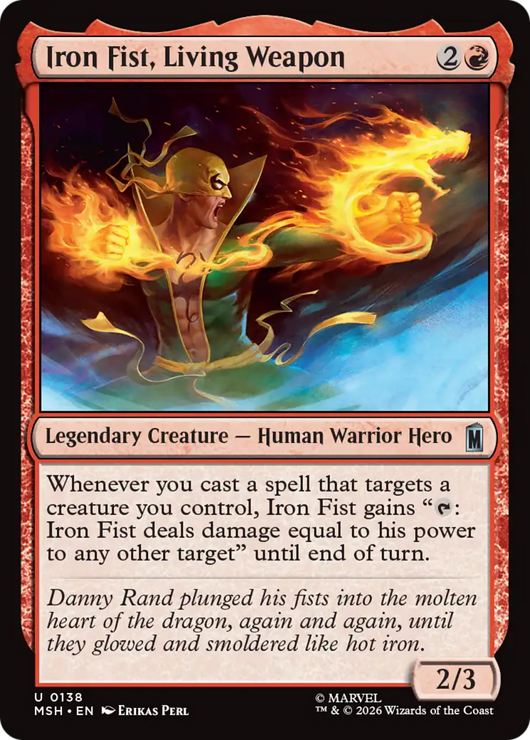 Iron Fist, Living Weapon [Marvel Super Heroes] | Chromatic Games