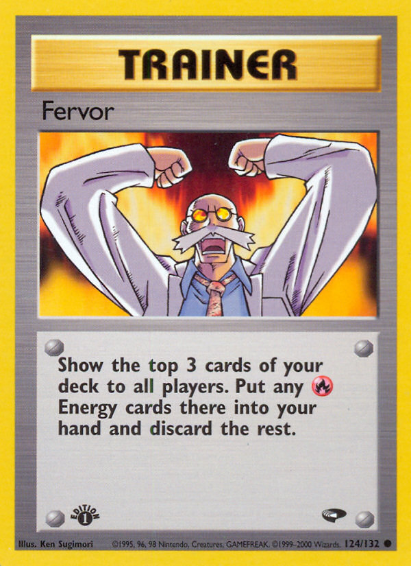 Fervor (124/132) [Gym Challenge 1st Edition] | Chromatic Games