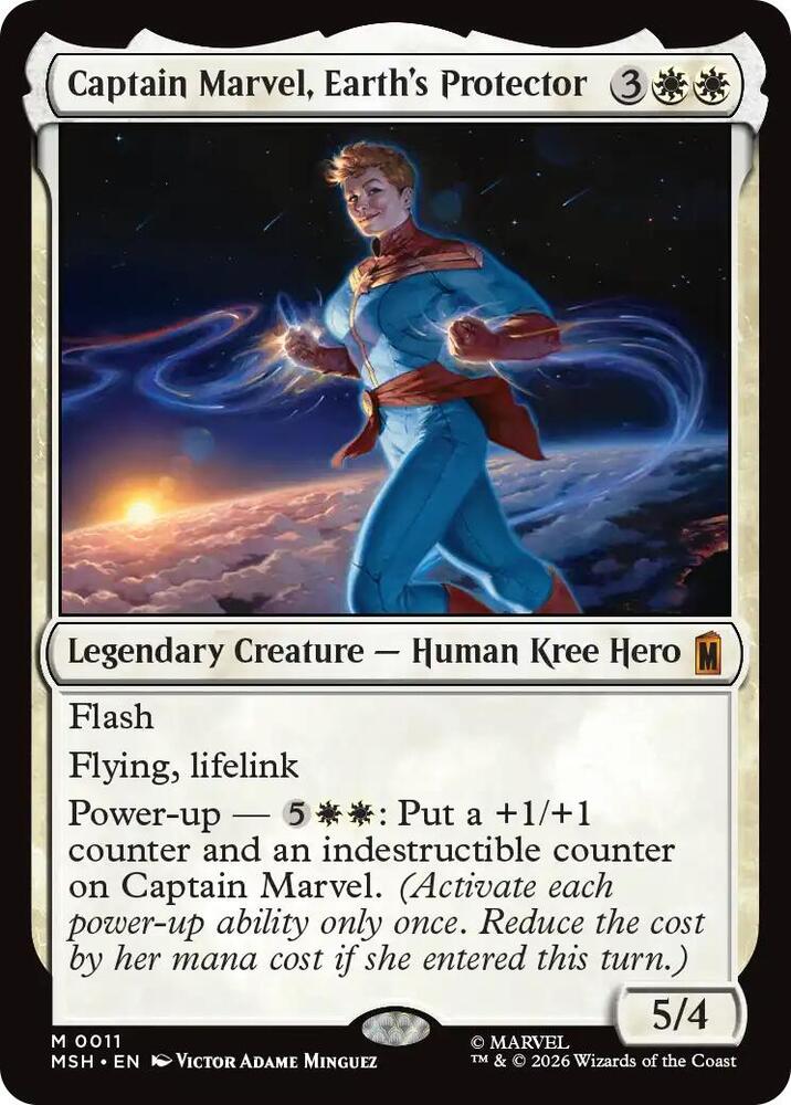 Captain Marvel Earths Protector 11 (Marvel Super Heroes)  | Chromatic Games