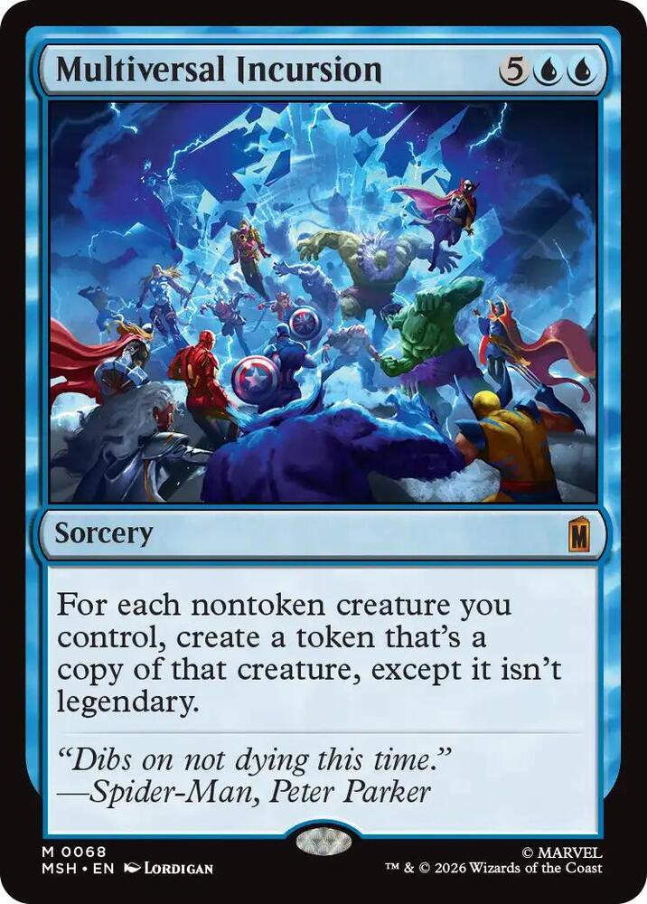 Multiversal Incursion 68 (Marvel Super Heroes)  - Foil | Chromatic Games