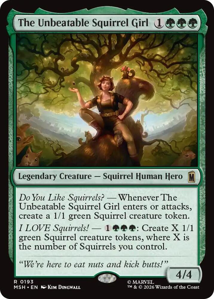 The Unbeatable Squirrel Girl 193 (Marvel Super Heroes)  - Foil | Chromatic Games
