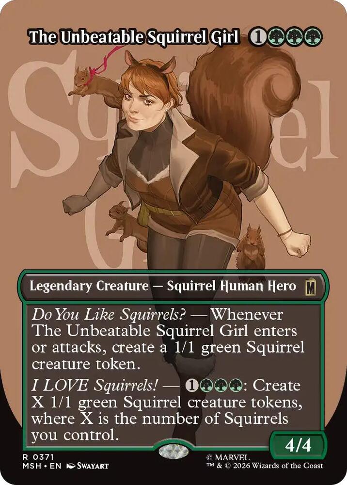The Unbeatable Squirrel Girl 371 (Marvel Super Heroes)  - Borderless | Chromatic Games
