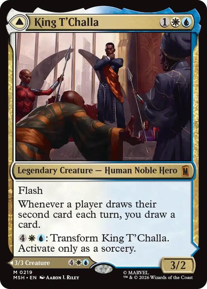 King T'Challa // Black Panther, Hope Enduring 219 (Marvel Super Heroes)  | Chromatic Games