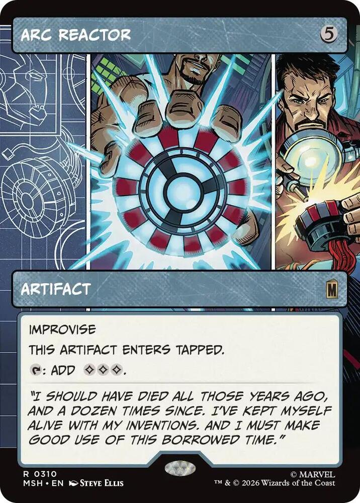 Arc Reactor 310 (Marvel Super Heroes)  - Showcase | Chromatic Games