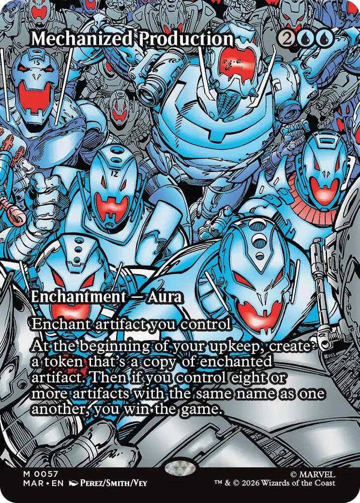 Mechanized Production 57 (Marvel Universe Eternal-Legal)  - Borderless | Chromatic Games