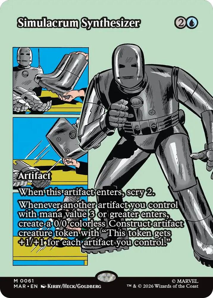 Simulacrum Synthesizer 61 (Marvel Universe Eternal-Legal)  - Borderless | Chromatic Games