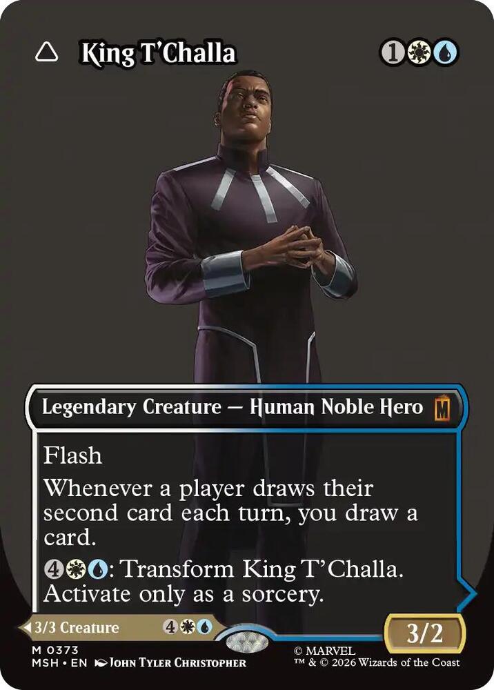 King T'Challa // Black Panther, Hope Enduring 373 (Marvel Super Heroes)  - Borderless | Chromatic Games