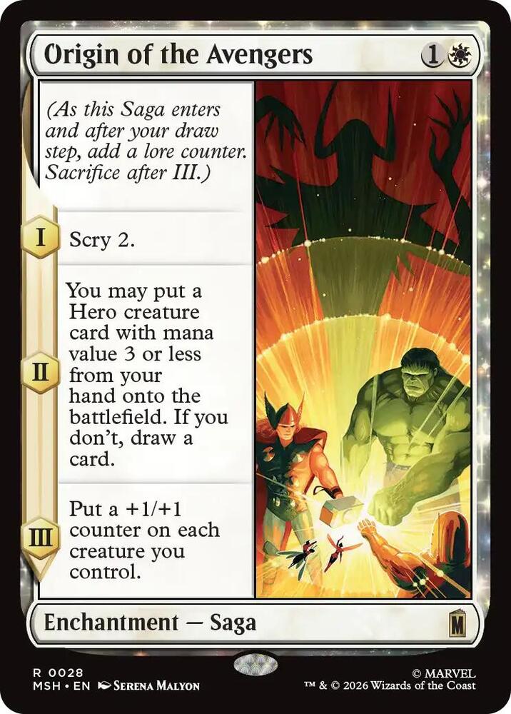 Origin of the Avengers 28 (Marvel Super Heroes)  | Chromatic Games