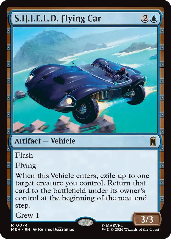 S.H.I.E.L.D. Flying Car 74 (Marvel Super Heroes)  | Chromatic Games