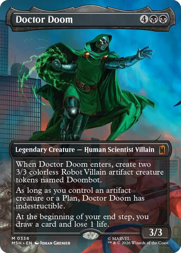 Doctor Doom 336 (Marvel Super Heroes)  - Borderless | Chromatic Games