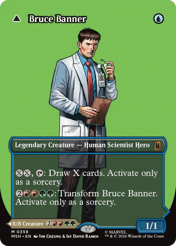 Bruce Banner // The Incredible Hulk 359 (Marvel Super Heroes)  - Borderless Foil | Chromatic Games